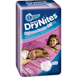 Huggies Dry Nites Pyjama Pants 4-7 ans - 16 couches