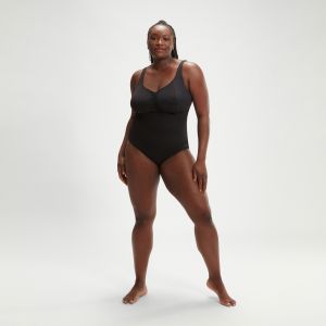 Speedo Maillot de bain Femme grande taille effet galbant AquaNite noir