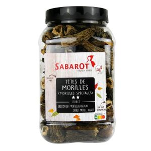 Sabarot Morilles spéciales séchées pot de 250g