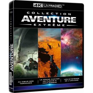 Image de Collection Aventure Extreme : Au coeur des tornades + Le Grand Canyon, un fleuve à haut risque + Les mystères de l'univers [4K Ultra HD] [Blu-Ray]