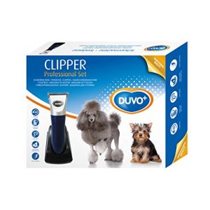 Duvo + Clipper 208 Professional Set Rasoir Rechargeable pour Chien 40 W