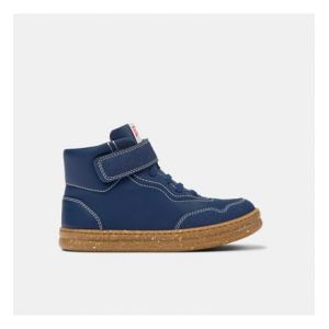 Camper Pour enfant. Bottines en cuir Runner Four bleu