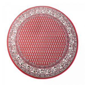 Tapis rond motif oriental de la ville de MIR, rouge ø160cm