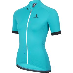 Image de Etxeondo Maillot Femme Entzuna (manches courtes) - XL Bleu/Noir