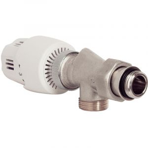 Somatherm Robinet Thermostatique avec t&ecirc;te 220-3/4 EK (M&acirc;le)/M&acirc;le 15x21(1/2"")/Corps Equerre Invers&eacute; -