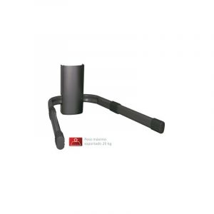 Fonestar Support mural pour DVD / DVB-T en noir avec cache-câble, poids maximum 25 kg supporté.
