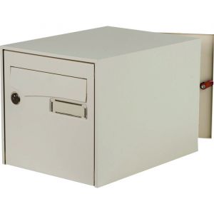 Decayeux Boîtes aux lettres individuelle - Beige ton pierre - Double face - Loft acier