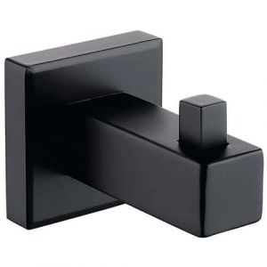 Jvd Pat&egrave;re simple - Argo - 50x50mm - Inox - Noir