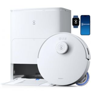 Ecovacs Aspirateur Robot DEEBOT T30S avec Station, Brosse ZeroTangle, 11000 Pa, Nettoyage Humide adaptatif TruEdge