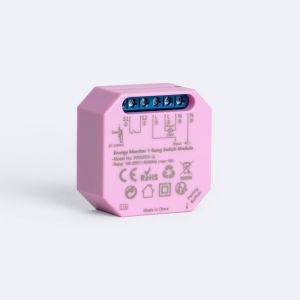 Efectoled - Interrupteur WiFi Compteur Compatible avec Interrupteur et Bouton Poussoir Violet