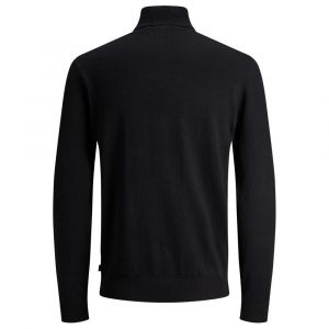 Jack & Jones NOS Jjeemil Knit Roll Neck Noos Pull à col roulé, Noir Black, Large Homme