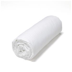 Drap plat coton 180x290 blanc