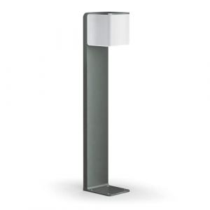 Steinel Lampadaire GL 80 C anthracite, lampe de jardin à LED, sans capteur, peut être mise en réseau via l'application Bluetooth, 9,1 W, blanc chaud 079284