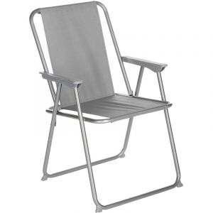 Hesperide Chaise de camping pliable Grecia - Gris