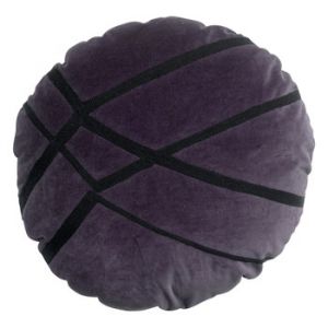 Vivaraise Coussins FARA BRODE Gris - Taille Diam 50 cm