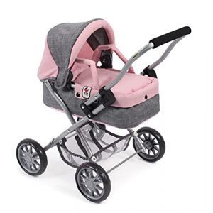 Bayer Chic 2000 Mini poussette c&acirc;line SMARTY Melange gris-rose