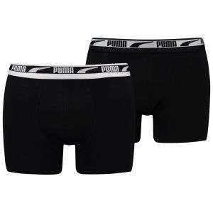 Puma Lot de 2 boxers, ceinture multilogo Noir + Noir - Taille L;M;S;XL;2XL