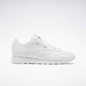 Image de Reebok Cuir Classique, Basket Homme, FTWR White FTWR White Pure Grey 3, 46 EU