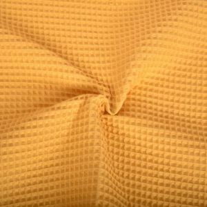 Tissu coton Nid d'Abeille vendu par 50 cm(...) - Moutarde Jaune