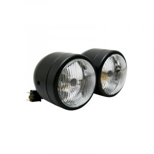 Phare double optiques Avoc noir