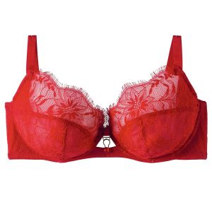 Image de Soutien-gorge &agrave; armatures grand maintien rouge Sangria