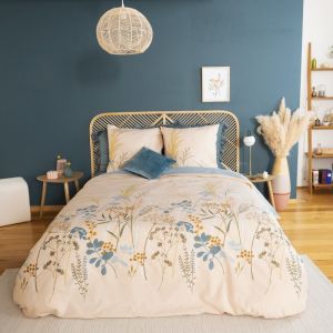 Cot&eacute; D&eacute;co Parure de couette 100% coton 57 fils imprim&eacute;e 240x220 2 taies