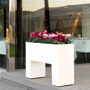 Image de Vondom Aire Muro Pot Blanc Mat