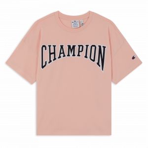 Champion Rochester Crewneck T-Shirt - Rose - Taille XS
