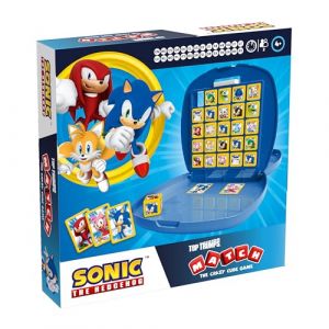 Winning Moves Top Trumps Sonic Match Jeu Société Enfant dès 4 Ans – Développe logique, mémoire et stratégie – Jeu de société Amusant à 2 Joueurs