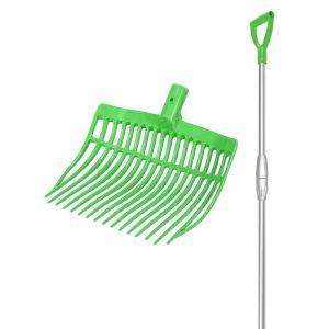 Fourche arrondie + manche télescopique en aluminium V-Plast