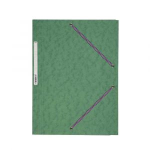 Coutal Chemise à élastiques 3 rabats en carte 375g Vert
