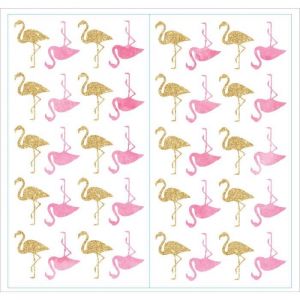 Image de ROOMMATES Stickers FLAMINGO GLITTER repositionnables