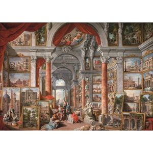 Art Puzzle Puzzle 2000 pièces : Galerie avec vues de la Rome moderne, 1757