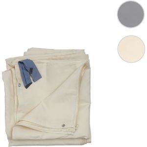 Mendler Lot de 4 parois latérales pour pergola Cadiz, paroi latérale de rechange pavillon 4x3m, polyester