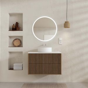 Aurlane Meuble salle de bain 80 cm