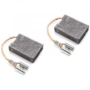 Vhbw 2x balais charbon compatible avec Bosch gws 24-230 j, gws 24-230 h, gws 24-230 jbx, gws 24-230 jbv, gws 24-230 jb - câble cuivre