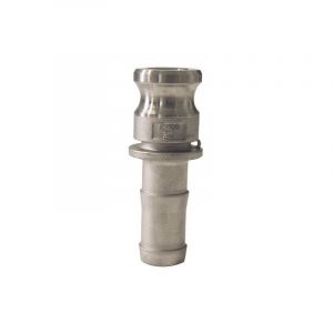 Multitanks Raccord camlock male - embout cannelé en inox - Type E - Male camlock 3'' - embout cannelé 75 mm