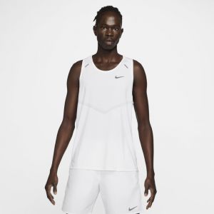 Image de Nike Haut de running sans manches Dri-FIT Rise 365 pour Homme - Blanc - Taille XL - Male