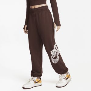 Nike Pantalon de danse oversize en tissu Fleece Sportswear pour femme - Marron - Taille S - Female