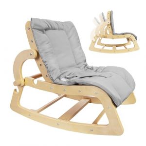 Image de Transat-balancelle TULANO Moon 40 Gris &ndash; Confort et s&eacute;curit&eacute; pour votre b&eacute;b&eacute;