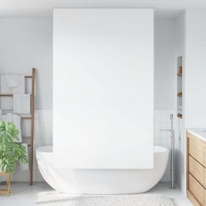 VidaXL Store Enrouleur de Douche 120x240 cm Largeur du Tissu 116 cm, Store de Douche, Store Enrouleur de Rideau de Douche, Rideau Enrouleur de Douche