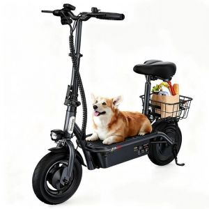 Trottinette &Eacute;lectrique Iscooter F3- Moteur 1000w - Batterie 48 V 13 Ah - Pneus 10" - Autonomie 55-60 Km Avec Si&egrave;ge