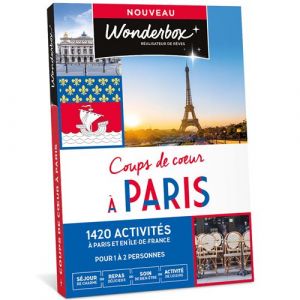Wonderbox Coffret cadeau Coups de cœur à Paris