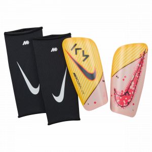 Nike Prot&egrave;ge-Tibias Mercurial Lite Mbapp&eacute; Personal Edition - Orange/Rose/Bleu, pointure Large/170-180cm - ['Orange'] - Taille Large/170-180cm