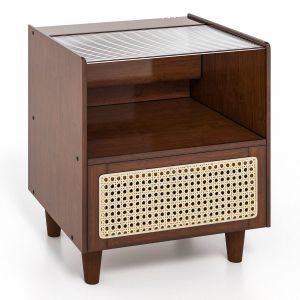 Coast Table de chevet - Bois massif - Max. 25 kg - 43 x 35 x 50 cm - Marron