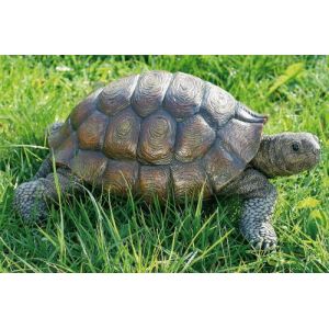 Boltze Figurine Tortue décorative en résine, Environ 34 cm x 25 cm x 14 cm