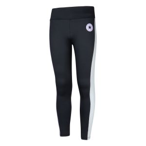 Converse Legging stretch à bandes contrastantes taille haute Noir - Couleur Noir - Taille 10-12 ans