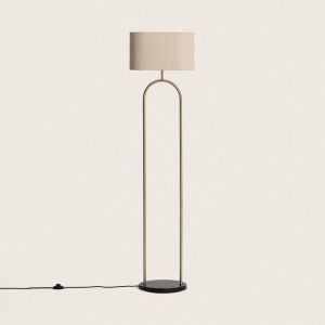 Lampadaire Métal Brilthor Doré