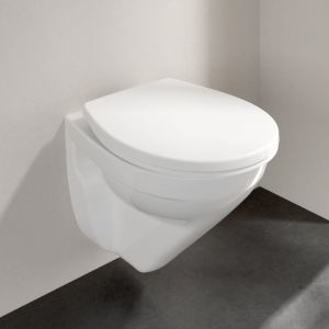Villeroy & Boch O.novo Cuvette suspendue compacte avec DirectFlush, version courte, 7667R001, Compact