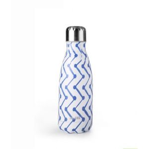 IBILI 758435Z bouteille isot rme double paroi 350 ml zigzag